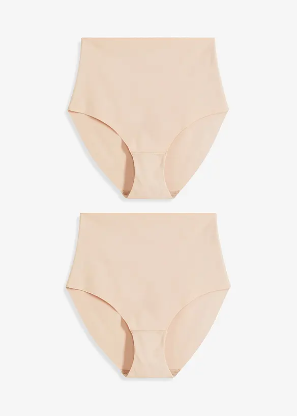 Naadloze slip, licht corrigerend ( set van 2), bonprix