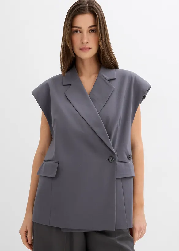 Lang mouwloos vest, bonprix