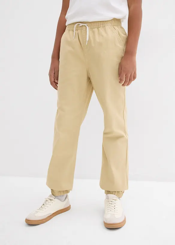 Instapbroek van katoen, regular fit (set van 2), bonprix