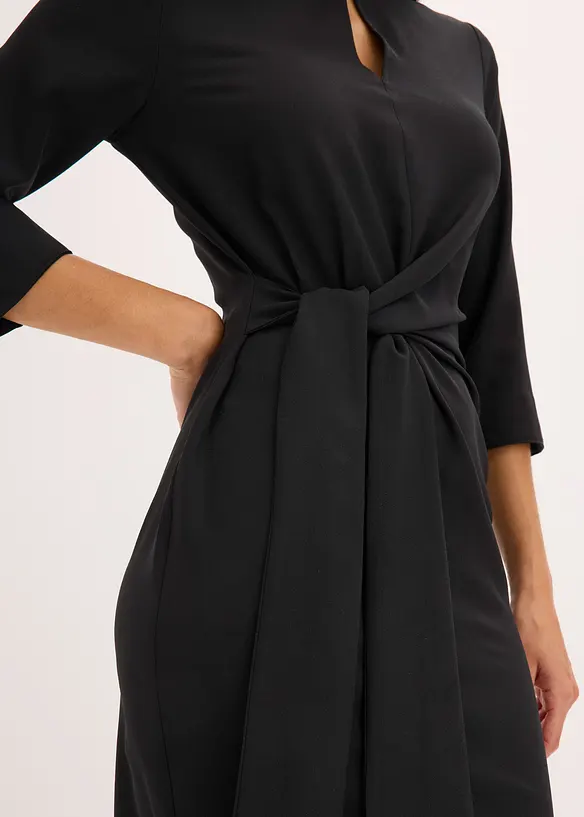 Jurk met strikdetail, bonprix