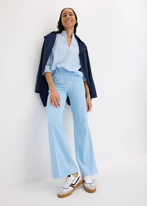 Getreepte blouse, bonprix