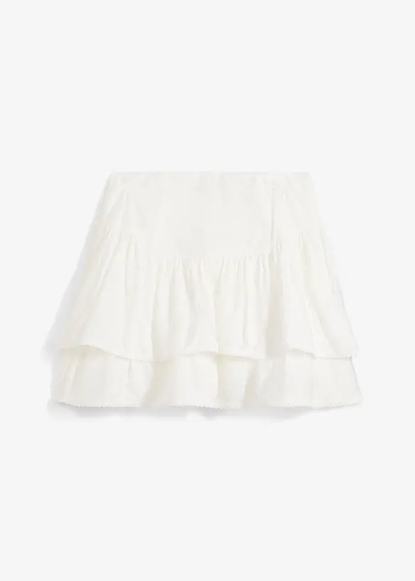 Minirok met volants, bonprix
