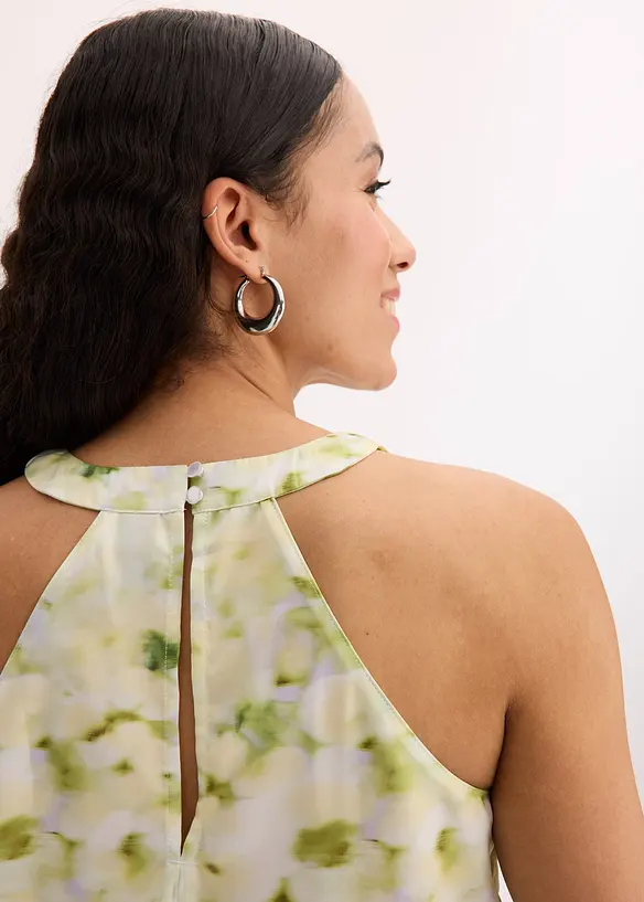 Blousetop in satijnlook, bonprix
