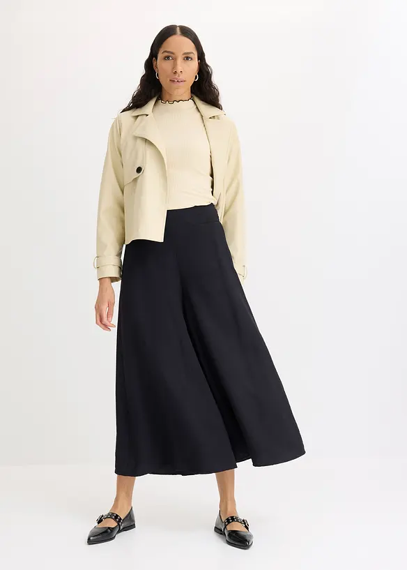 Culotte met een licht crinkle effect, bonprix