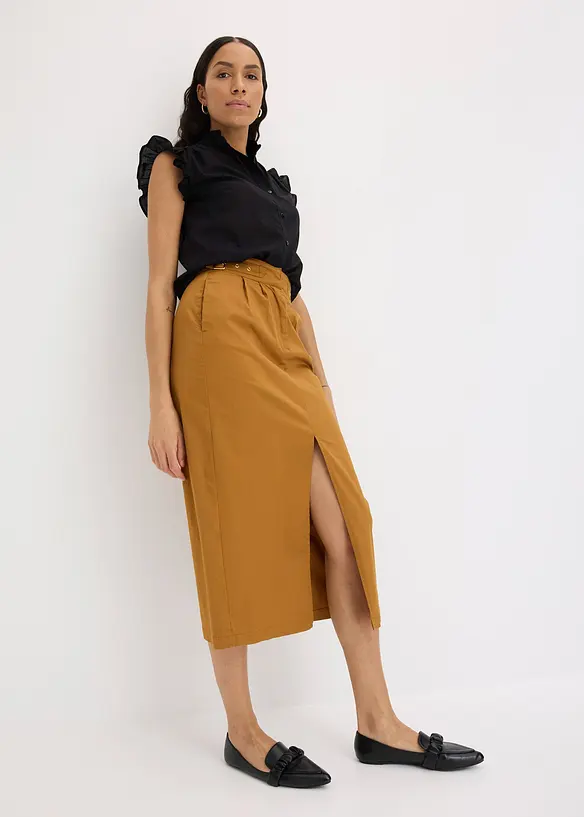 Maxi rok met split, bonprix