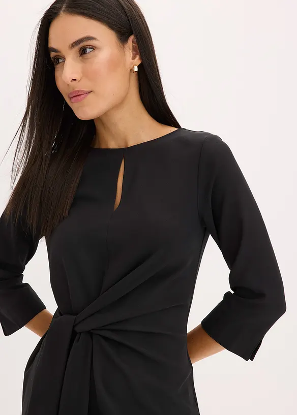 Jurk met strikdetail, bonprix