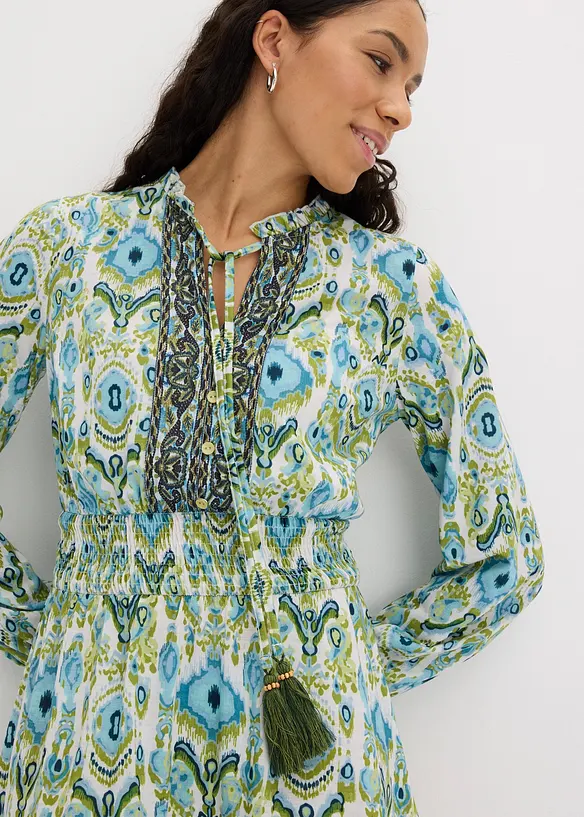 Boho jurk van jersey, bonprix