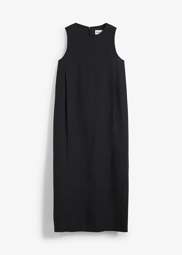 Maxi jurk met steekzakken in een viscosemix, bonprix