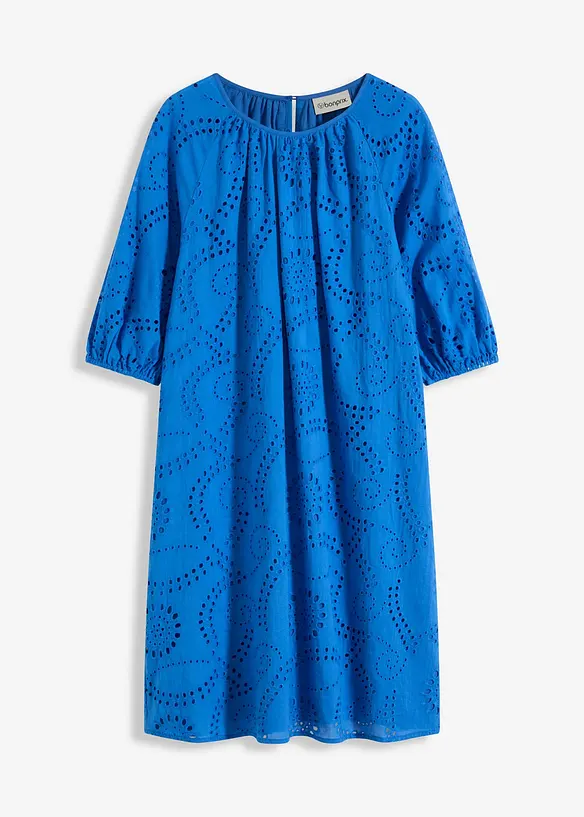 Jurk met broderie anglaise, bonprix