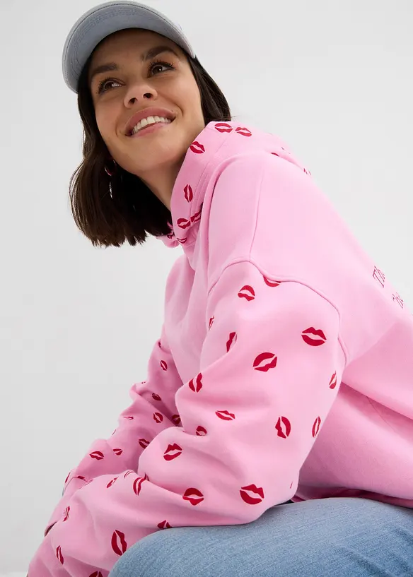 Oversized hoodie van biologisch katoen, bonprix