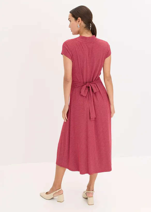 Midi jurk in een viscosemix, bonprix
