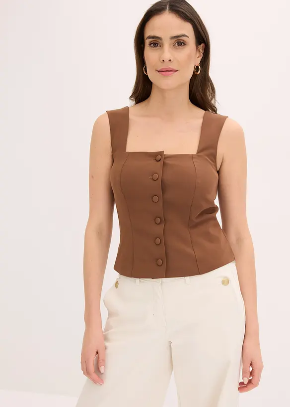 Blousetop met knopen, bonprix