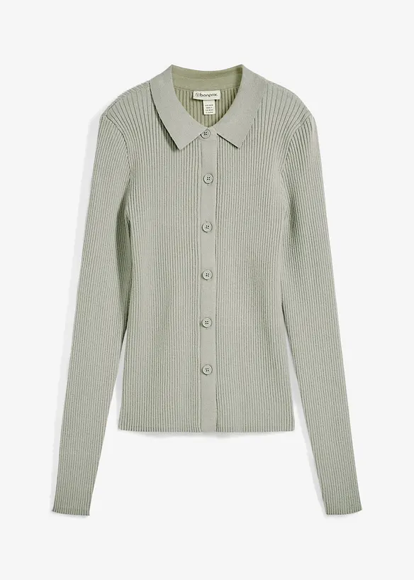 Gebreid vest van viscosemix, bonprix
