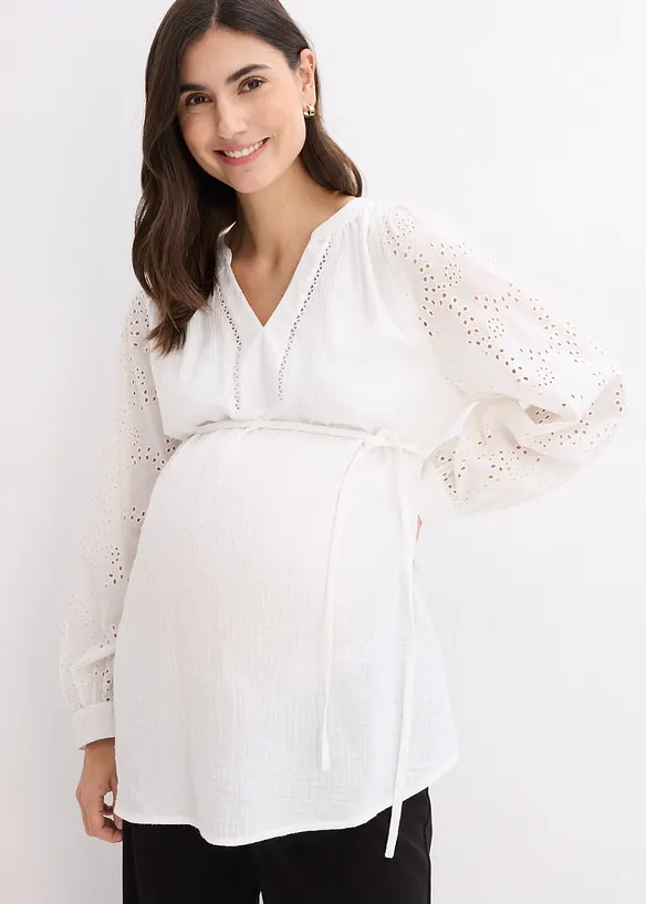 Zwangerschapsblouse van mousseline, bonprix