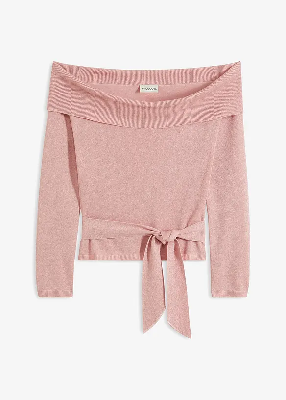 Korte off-shoulder trui, bonprix