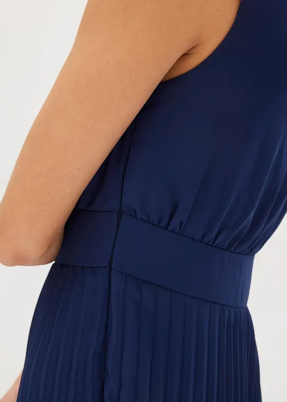 Chiffon jurk met plissérok, bonprix