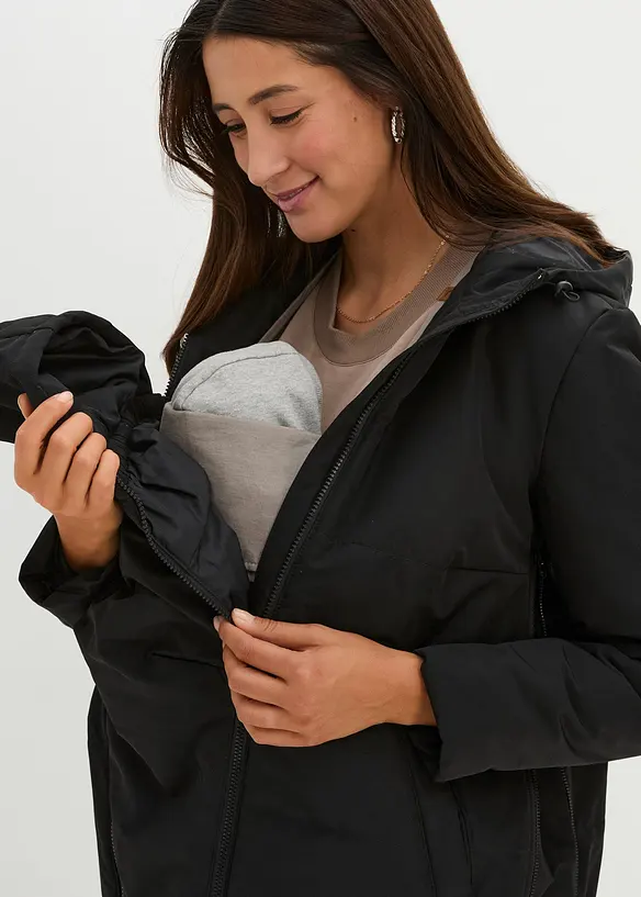 Outdoor zwangerschapsjas met baby-inzet, gevoerd, bonprix