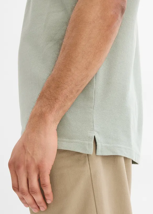 Poloshirt van katoen met ritssluiting, bonprix