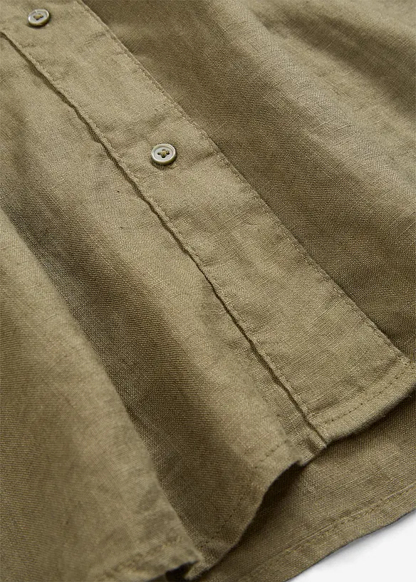 Oversized blouse van puur linnen, bonprix