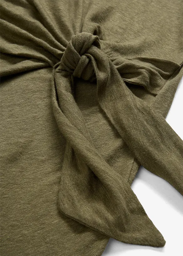 Wikkelshirt van puur linnen, bonprix