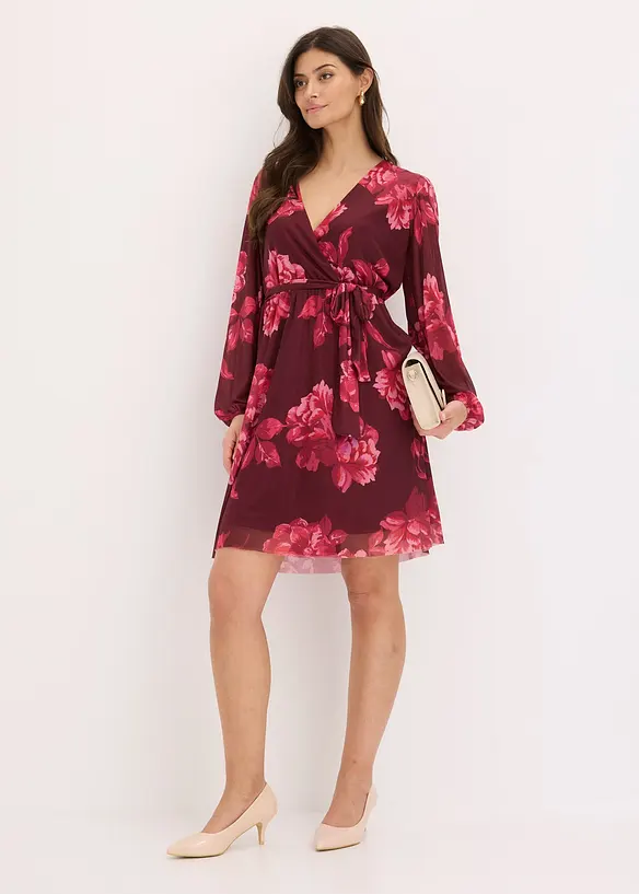 Mini jurk van mesh, bonprix