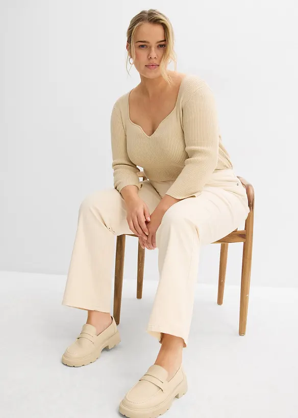 Straight jeans, mid waist, bonprix