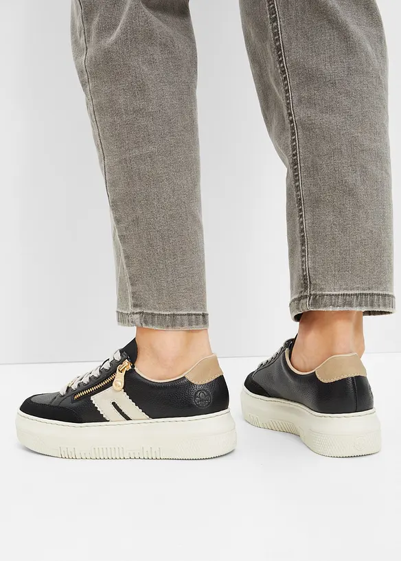 Leren plateau sneakers van Rieker, Rieker