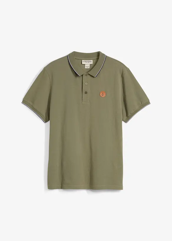 Piqué-poloshirt van biologisch katoen, bonprix