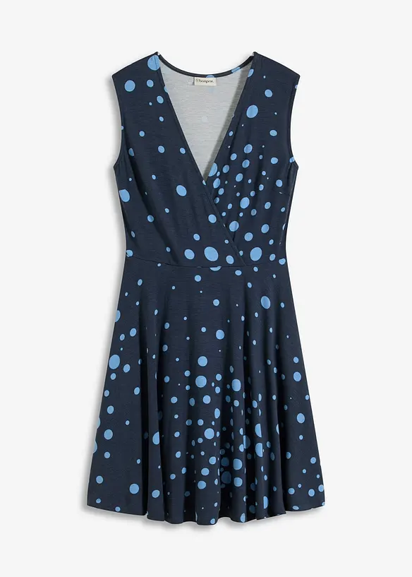 Jersey jurk met opvallende print, bonprix