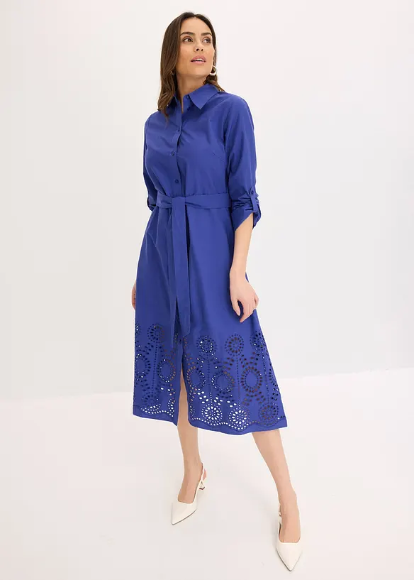 Overhemdjurk met broderie anglaise, bonprix