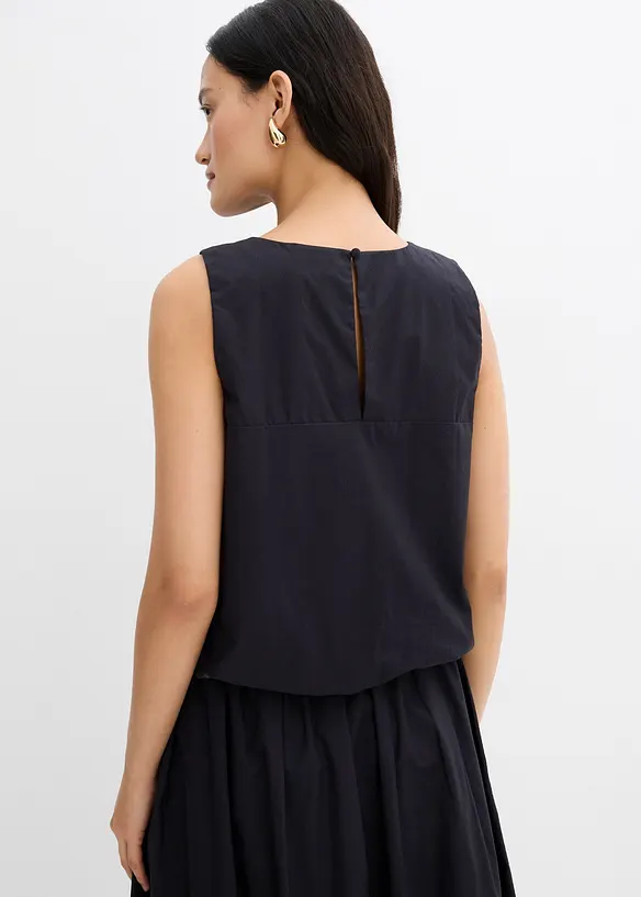 Blousetop van puur katoen, bonprix
