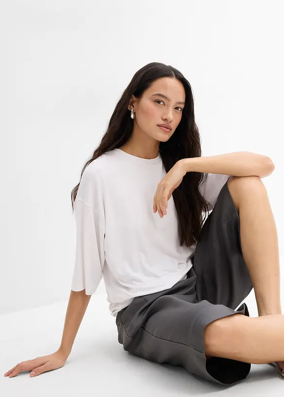 T-shirt van fijne viscose, bonprix