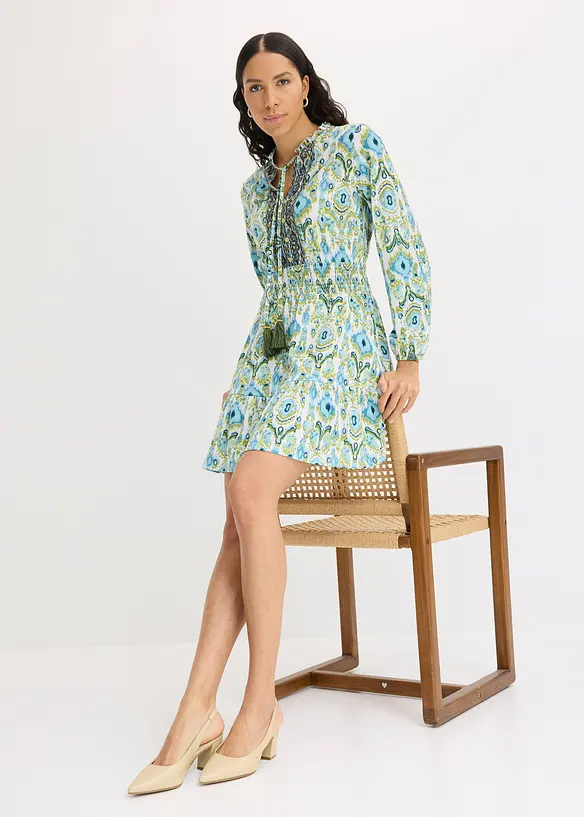 Boho jurk van jersey, bonprix