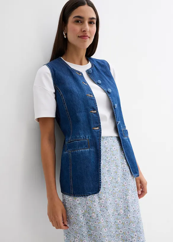 Minirok van vloeiende viscose, bonprix