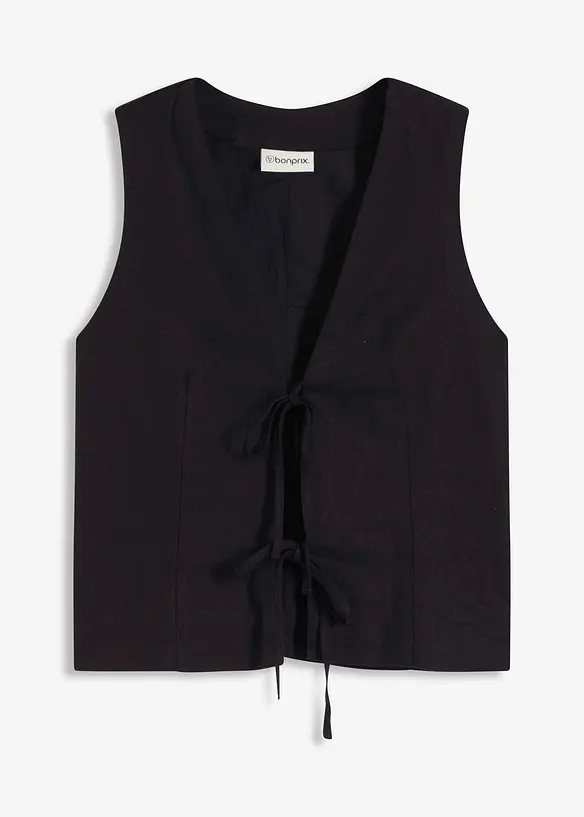Gilet met strikken, bonprix
