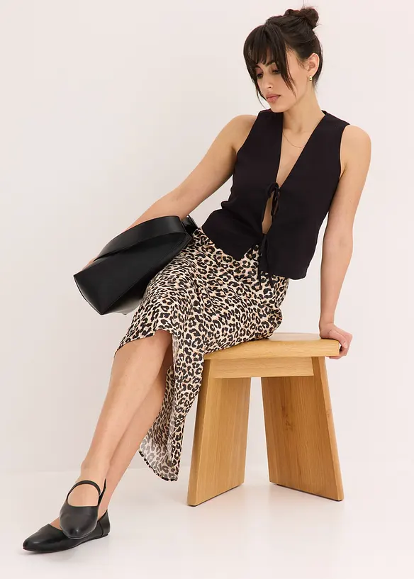 Gilet met strikken, bonprix