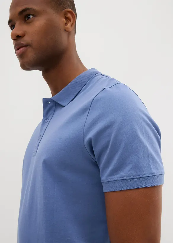 Poloshirt van biologisch katoen (set van 2), bonprix