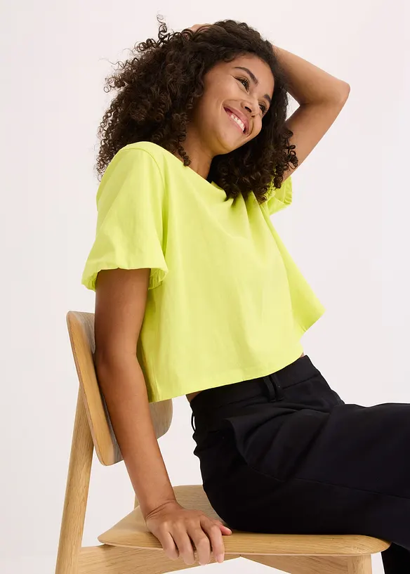 Oversized shirt van puur biologisch katoen, bonprix