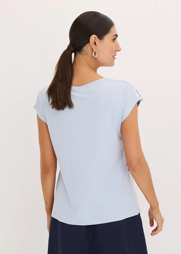 Shirt met oversized schouders, bonprix