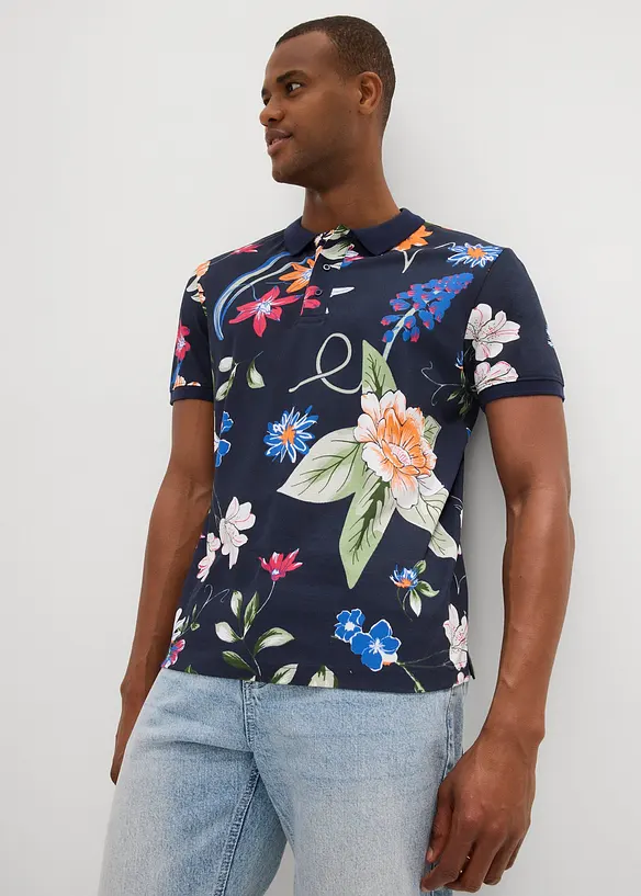 Piqué poloshirt van biologisch katoen, bonprix