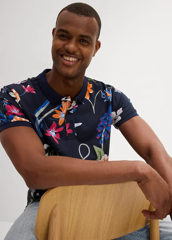 Piqué poloshirt van biologisch katoen, bonprix