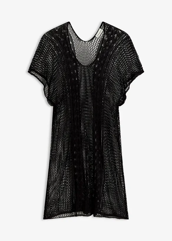 Strandjurk in gehaakte look van soepele viscose, bonprix
