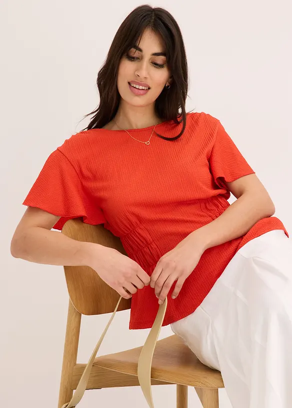 Jersey crêpe shirt, bonprix