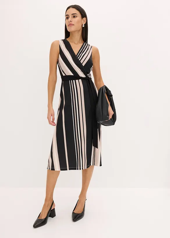 Shirtjurk met strikceintuur, bonprix