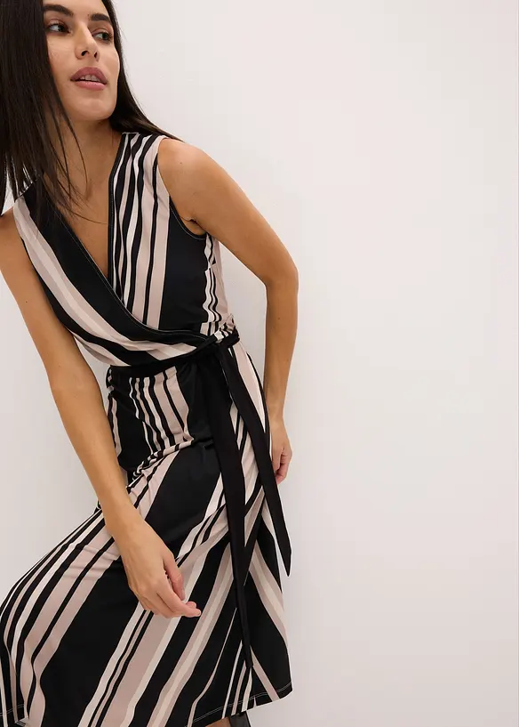 Shirtjurk met strikceintuur, bonprix