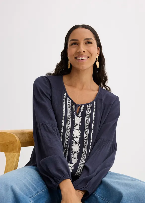 Blouse met borduursel, bonprix