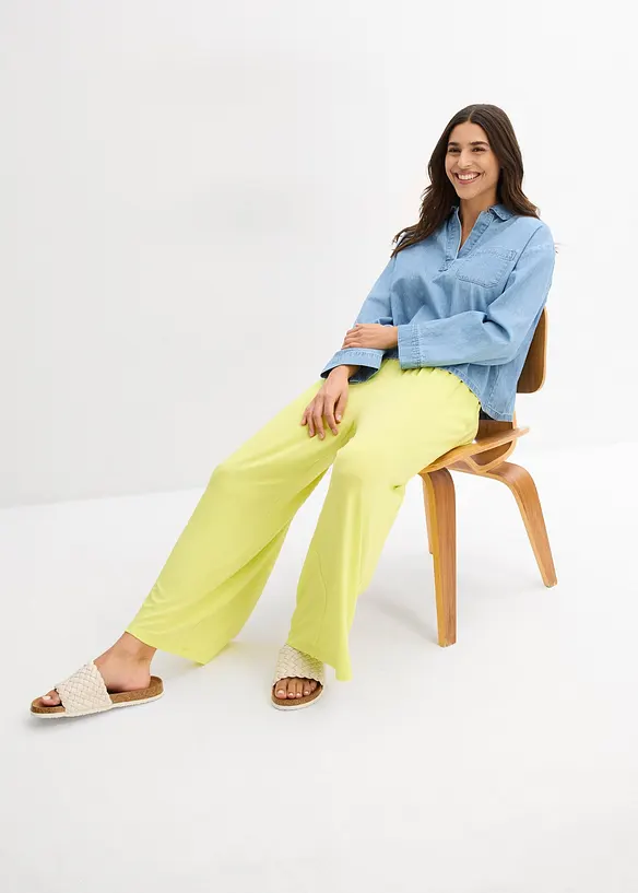 Culotte van soepele viscose, bonprix