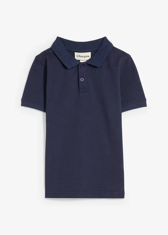 Poloshirt met korte mouwen van puur katoen, bonprix