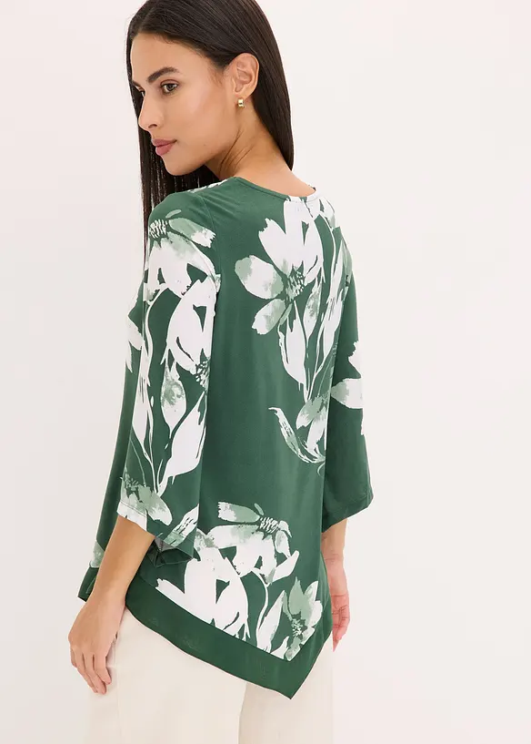 Shirt tuniek met bloemenprint, bonprix