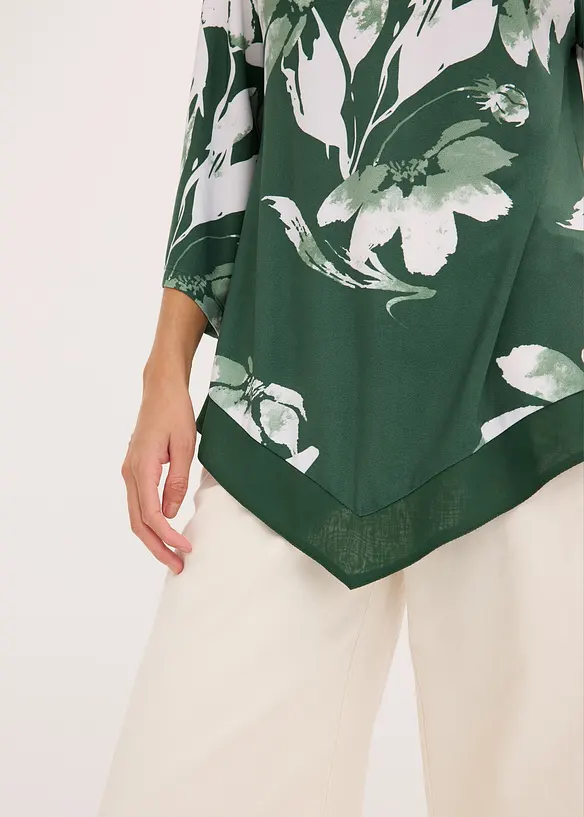 Shirt tuniek met bloemenprint, bonprix